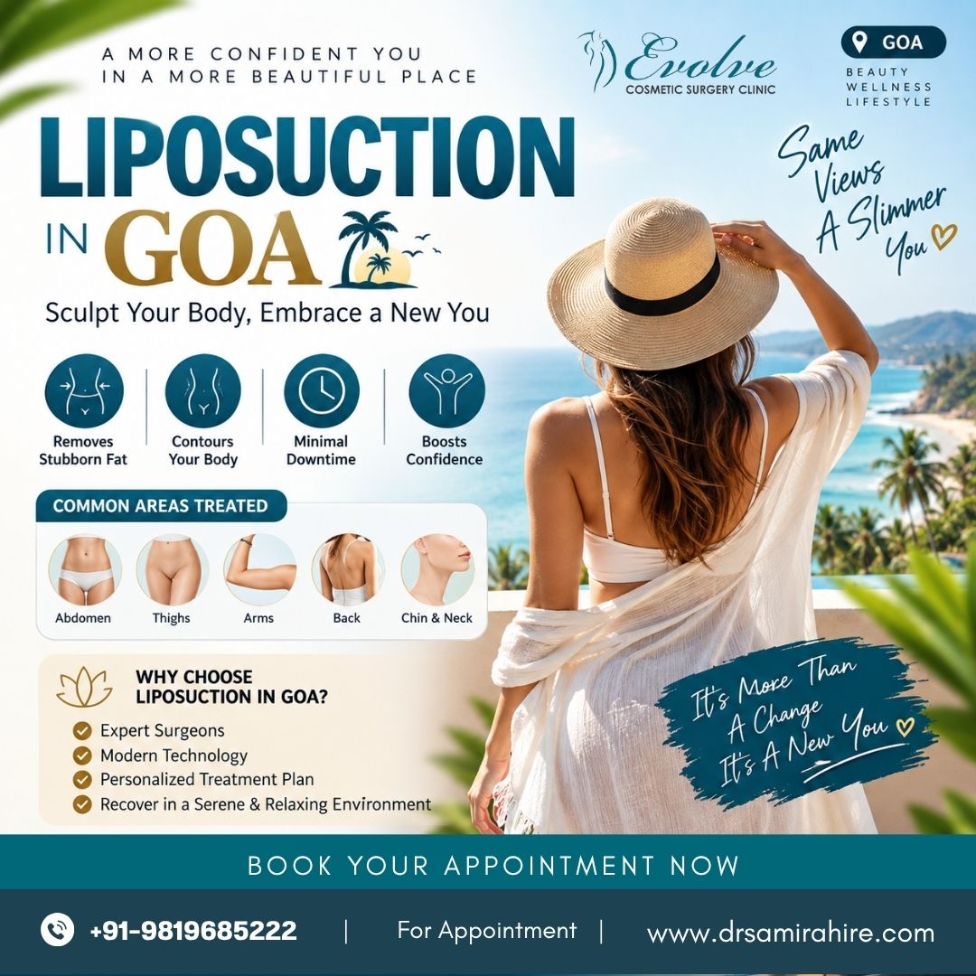 clinic_evolve's tweet photo. Liposuction is a body-contouring procedure designed to remove localized pockets of stubborn fat that may not respond easily to diet and exercise, 📞 Call or WhatsApp Now : +91-9819685222  | 🌐 Explore more: https://t.co/VMLutQg2Bj https://t.co/wCQN6OS3HK