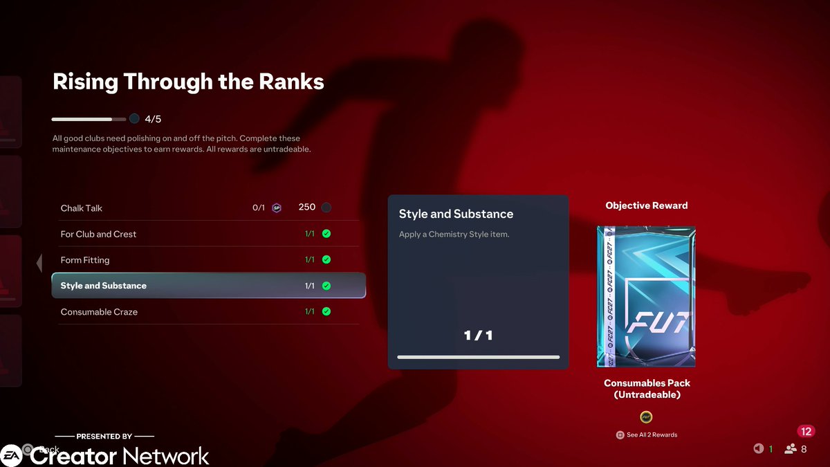 FUT_Accountant's tweet photo. This is an EZ complete objective on the FC 27 Web App today! ✅

Doesn't give much, but it helps! https://t.co/2Sl4qZgkNk