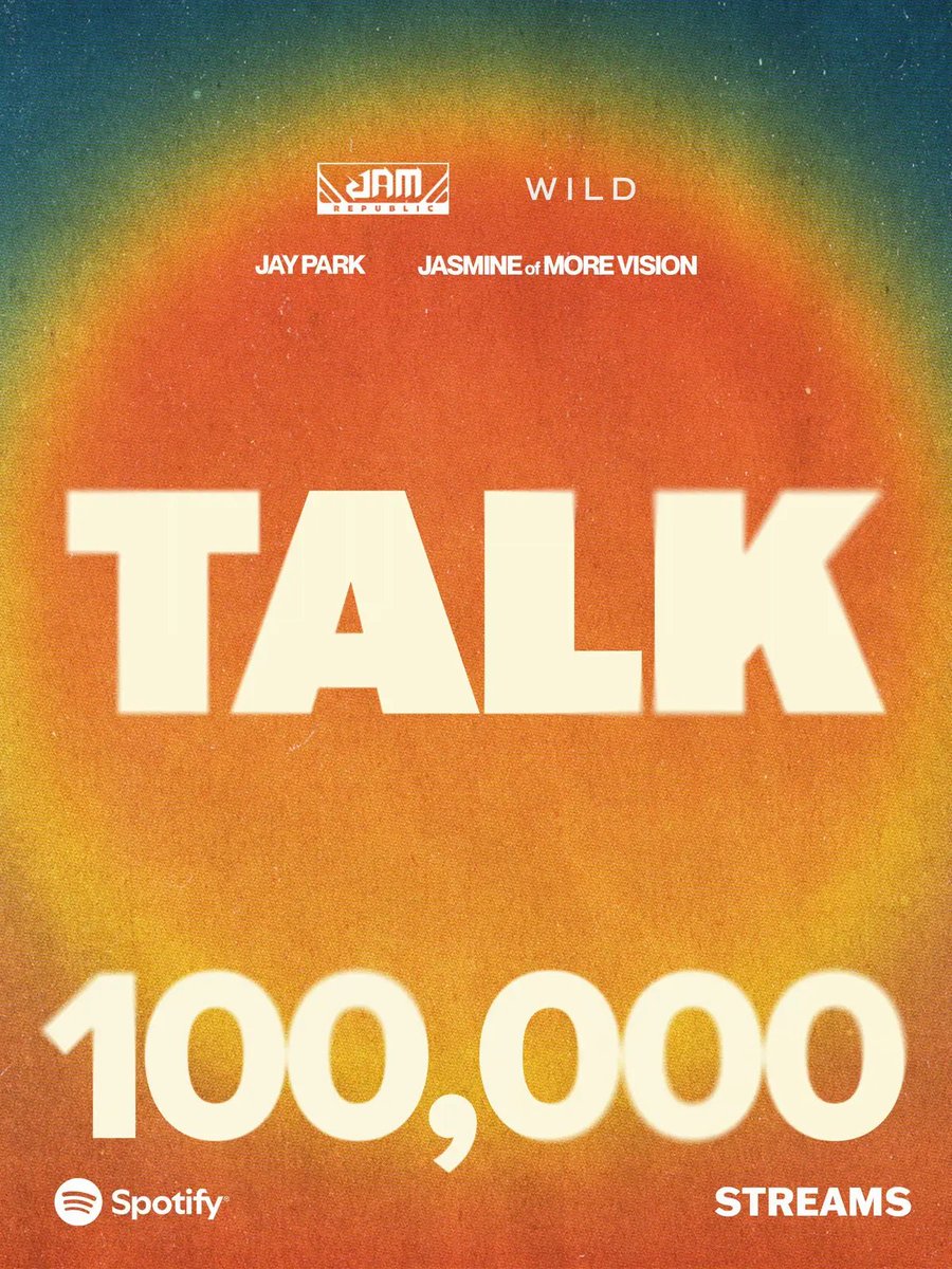 MVG_BASE's tweet photo. MVG UPDATE FOR JASMINE PAUSCH 💌

"TALK ft. JAYPARK &amp; JASMINE of MOREVISION"  100k streams 📢.
congratulations on 100k streams in the last 3 weeks 🗓️.
let's increase the number of streams, listen to the music via YouTube Music and Spotify 🔥🔥

#MVG #JASMINE #MOREVISION https://t.co/aygJaBBetM