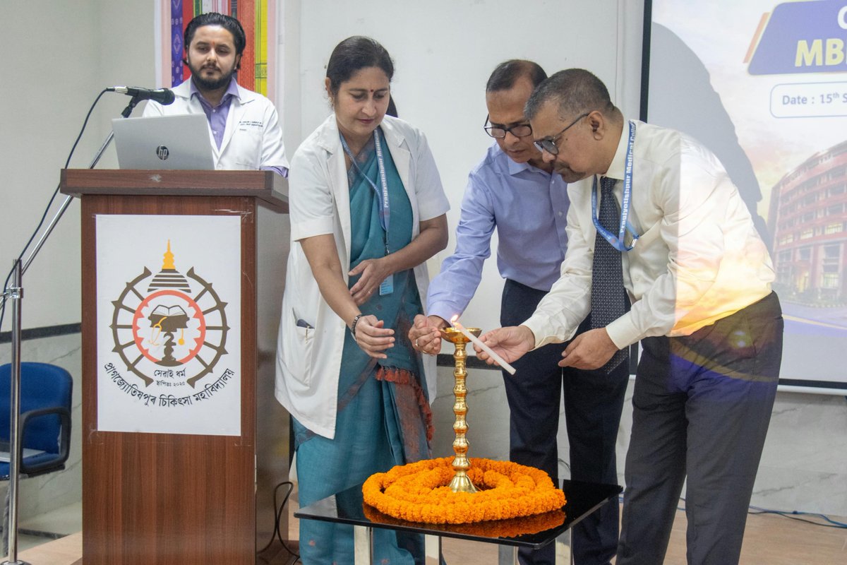 mediapmch's tweet photo. PMCH conducted the Orientation Programme for MBBS Phase-I Batch 2026–27 on 15 Sept, welcoming the new batch with flag hoisting, faculty introduction, academic guidance, oath-taking and orientation on hostel stay &amp; anti-ragging policy.
Welcome to the PMCH family!
#PMCH #MBBS2026 https://t.co/e7Vayf3tAx