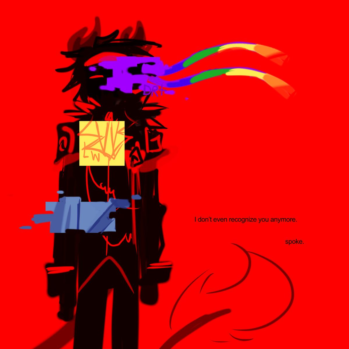 Durriant's tweet photo. you gotta hope for a better tomorrow
Cope with the things that you deal with today

#spokeisherefanart https://t.co/8Y42jbvjNL