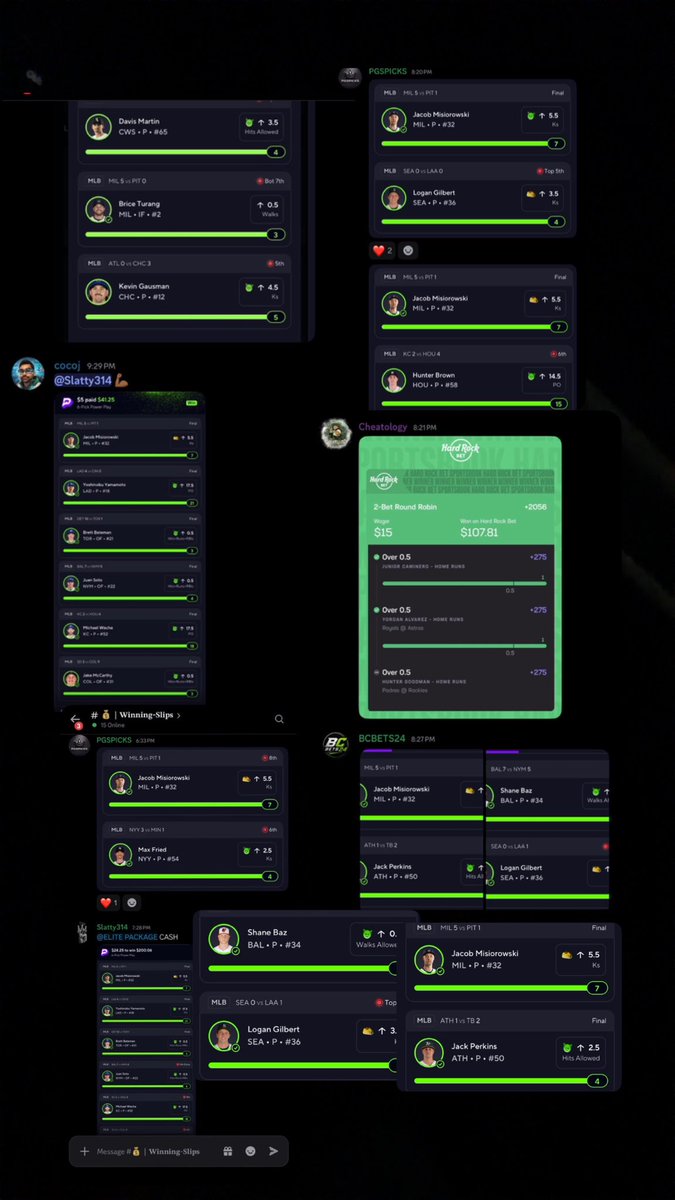 Cash_Out_DFS's tweet photo. Y’all need to tap in @CheatologyHQ discord winning slips on the daily. Backed by quality prop insights. 

Give it a try for yourself. If you don’t win on the first day in the cord. I’ll personally send your money back!! 🤑🤑

Tap the link below ⤵️

https://t.co/uwcZ1tsEF7 https://t.co/sIavJoVT2V
