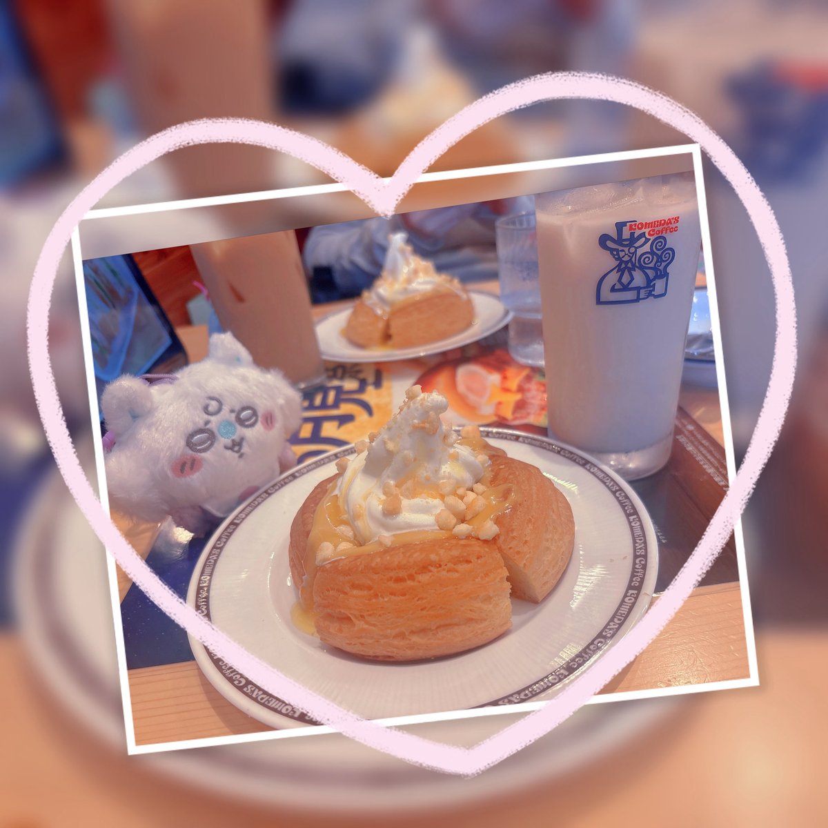 momon_0722's tweet photo. モモンガとお出かけ ՞o̴̶̷̤ ̫ o̴̶̷̤՞🎶
期間限定シロノワール美味しかった🍠✨ https://t.co/IjArBfyYZF