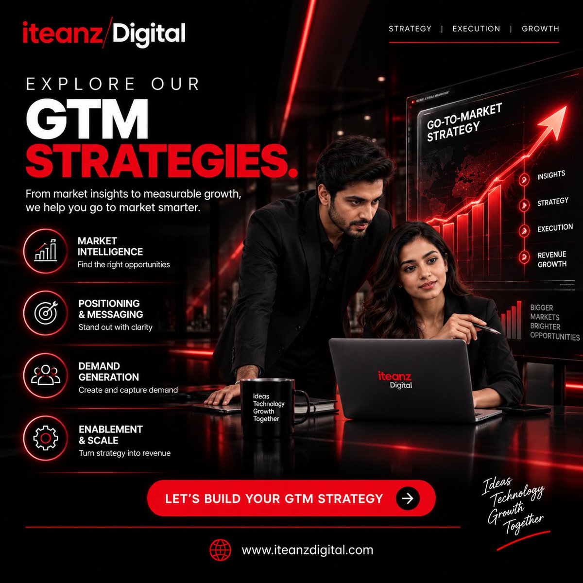 iteanzdigital's tweet photo. Turn market opportunities into measurable growth with a smarter Go-To-Market strategy. 🚀

🌐 https://t.co/xlzo7woQgU

#IteanzDigital #GTMStrategy #GoToMarket #DigitalGrowth #MarketStrategy #BusinessGrowth #MarketingStrategy #DigitalStrategy #B2BGrowth #GrowthMarketing #It #GTM https://t.co/CXQ4J3AA8a