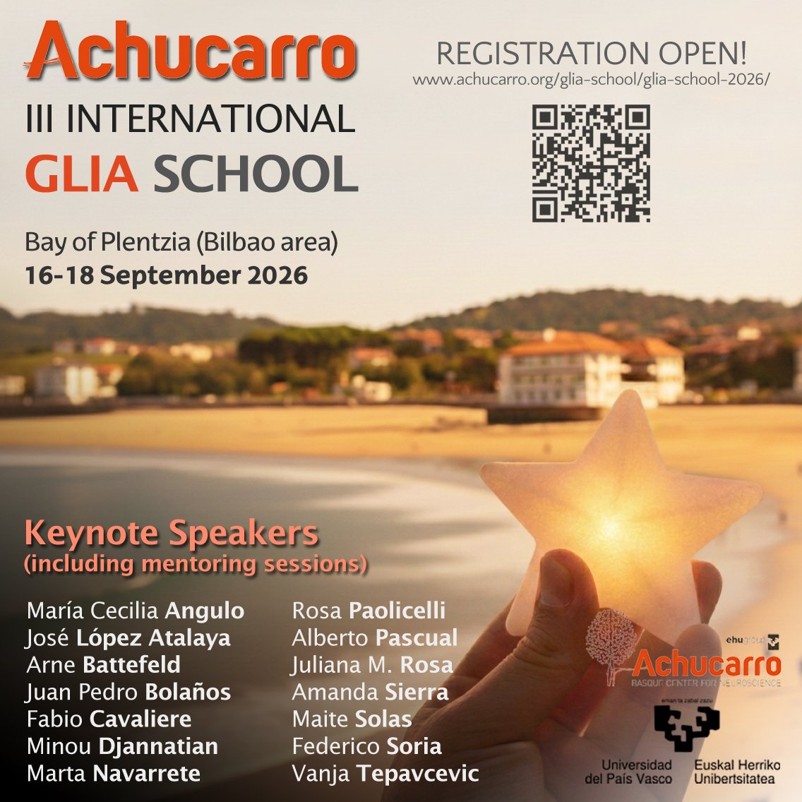 JulirosaNeuro's tweet photo. Heading to the #Achucarro International #Glia School! Excited to join this edition as a professor alongside such outstanding colleagues in the field. @AchucarroGlia @HNParaplejicos @idiscam @SENC_ https://t.co/U9e0GrblkJ