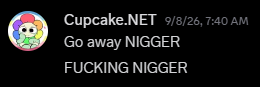 HDZunkz's tweet photo. @discord @discord_support 
this person called me the n-word and y'all haven't done anything. https://t.co/FIsoWJelME