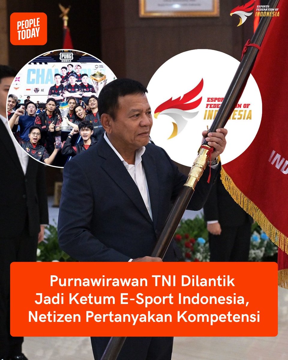 NenkMonica's tweet photo. IRONI PBESI 2026-2030

Ini definisi salah jurusan level nasional

Esport adalah industri tercepat, termuda, dan paling desentral di Indonesia. 
Marketnya Gen Z, bahasanya Discord, kerjanya 24 jam di depan layar.

Lalu yg ditunjuk Jenderal bintang 3 purnawirawan, Kepala BIN, yg masa dinasnya dimulai tahun 1987, utk jadi Ketua Umumnya.
Pelantikan bahkan dilakukan di Gedung BIN, bukan di arena esport.

Ini bukan soal usia. Ini soal RELEVANSI dan KOMPETENSI.
1. Apa visi esport seorang intelijen? Pembinaan atlet atau pembinaan loyalitas?
2. Bagaimana bisa membangun ekosistem kreatif kalau pimpinannya lahir dari kultur komando?
3. Sampai kapan kursi strategis utk anak muda harus diisi oleh figur yg sudah selesai masanya?

Ini bukan soal menghormati jasa purnawirawan, tapi menempatkan figur tua renta dari dunia militer intelijen utk memimpin industri paling muda, paling digital, dan paling cepat di Indonesia adalah kemunduran logika.