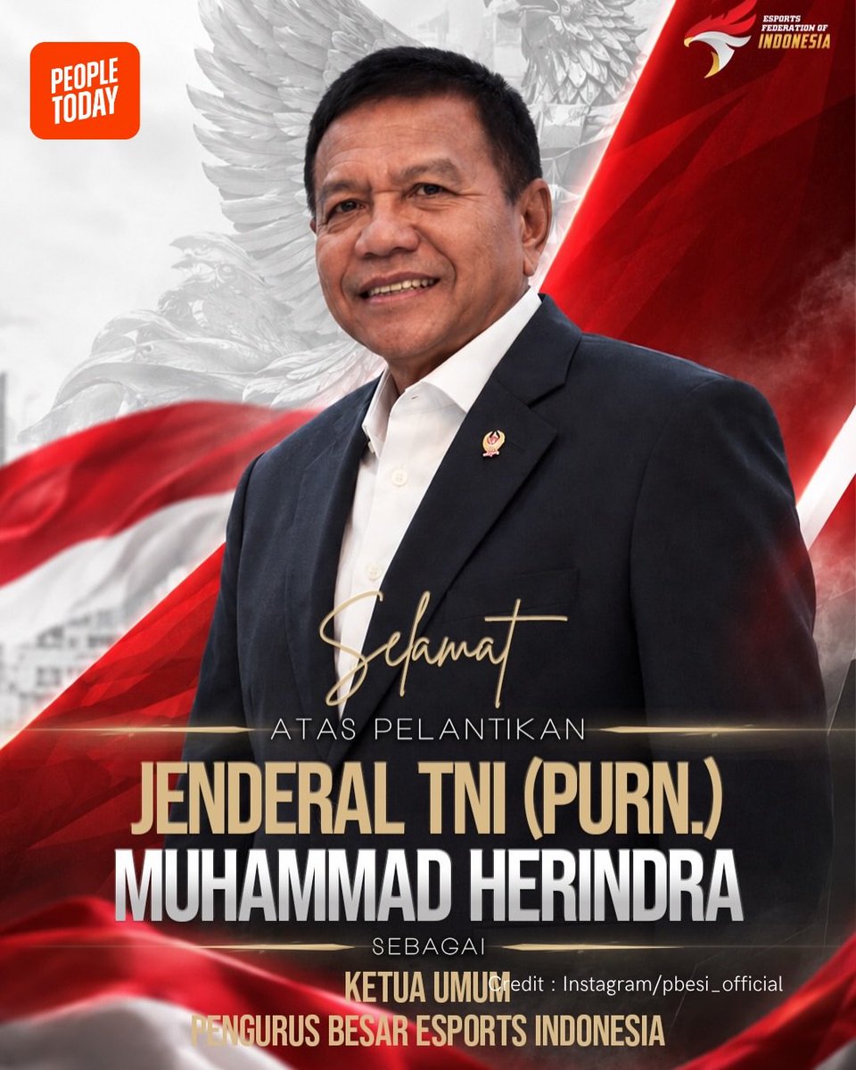 NenkMonica's tweet photo. IRONI PBESI 2026-2030

Ini definisi salah jurusan level nasional

Esport adalah industri tercepat, termuda, dan paling desentral di Indonesia. 
Marketnya Gen Z, bahasanya Discord, kerjanya 24 jam di depan layar.

Lalu yg ditunjuk Jenderal bintang 3 purnawirawan, Kepala BIN, yg masa dinasnya dimulai tahun 1987, utk jadi Ketua Umumnya.
Pelantikan bahkan dilakukan di Gedung BIN, bukan di arena esport.

Ini bukan soal usia. Ini soal RELEVANSI dan KOMPETENSI.
1. Apa visi esport seorang intelijen? Pembinaan atlet atau pembinaan loyalitas?
2. Bagaimana bisa membangun ekosistem kreatif kalau pimpinannya lahir dari kultur komando?
3. Sampai kapan kursi strategis utk anak muda harus diisi oleh figur yg sudah selesai masanya?

Ini bukan soal menghormati jasa purnawirawan, tapi menempatkan figur tua renta dari dunia militer intelijen utk memimpin industri paling muda, paling digital, dan paling cepat di Indonesia adalah kemunduran logika.