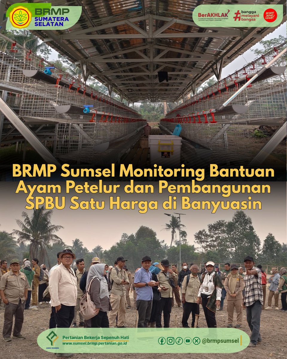 brmpsumsel's tweet photo. BRMP Sumsel Monitoring Bantuan Ayam Petelur dan Pembangunan SPBU Satu Harga di Banyuasin

#BRMPSumsel #PertanianModern #SwasembadaPangan #AyamPetelur https://t.co/dbFNOTU8QU