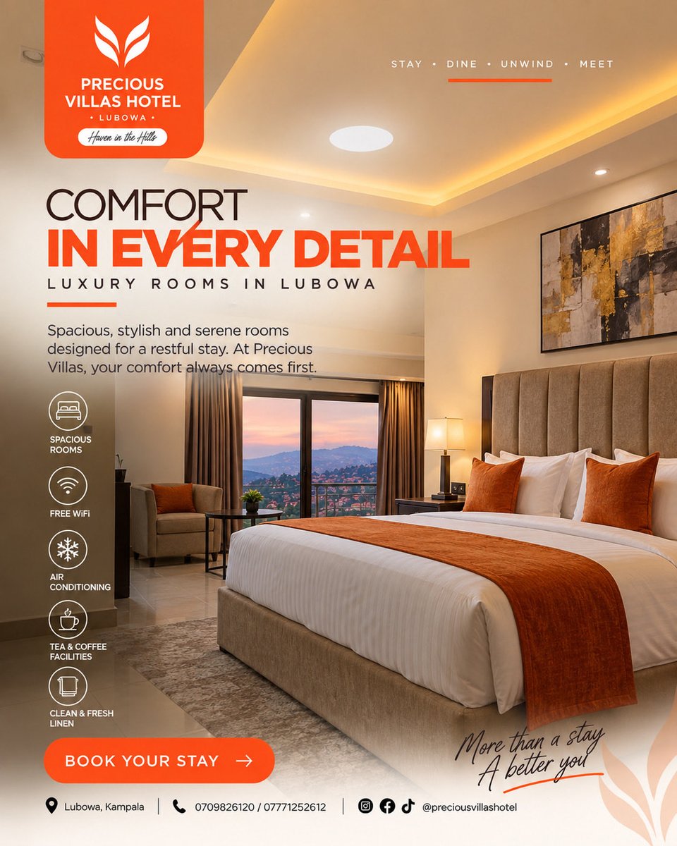 Preciousvill256's tweet photo. Comfort is a priority at the Haven in the Hills🥰

We pride in our commitment to make sure that we keep up with that👌🏽

Reserve your stay now❤️❤️❤️

#preciousvillashotel https://t.co/HUo8EgjQQm
