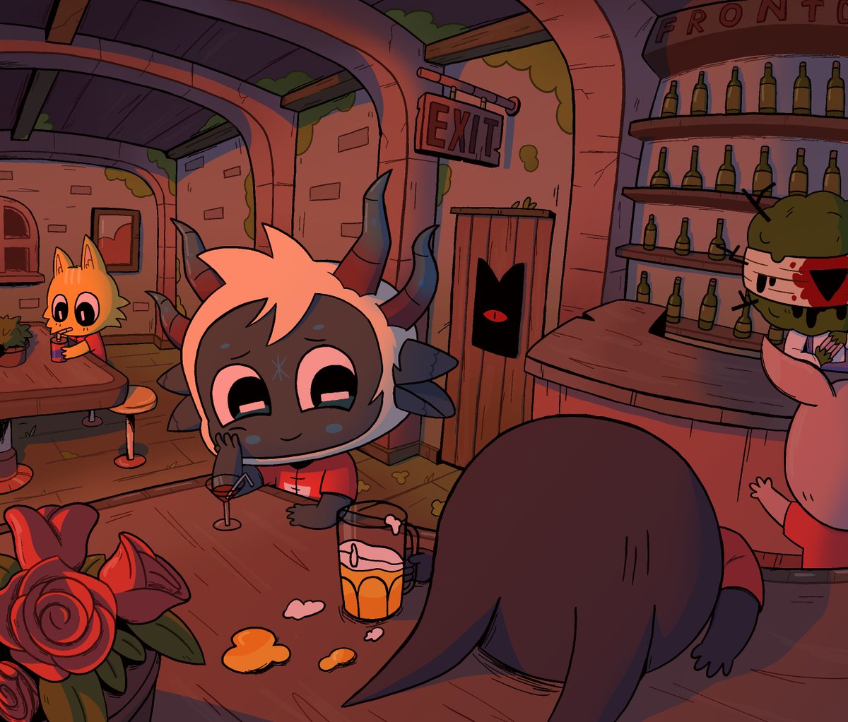 Mosker123's tweet photo. 你们最喜欢喝什么？🍻
#cultofthelambfanart https://t.co/bqrjT7iYxs