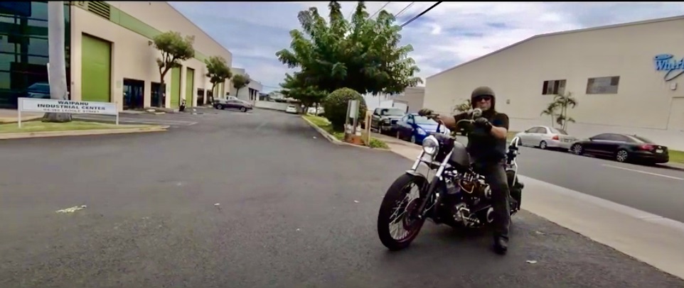 AndyBumatai's tweet photo. As a joke, me and my brother made 'blank' patches on our cycle jackets.  When others asked us about it, we would say we are the "Procrastinators."  Some wanted to join our bike club meetings, and we would admit, 'we neva plan dem yet, we let you know.' https://t.co/XKeuBfo5Ph