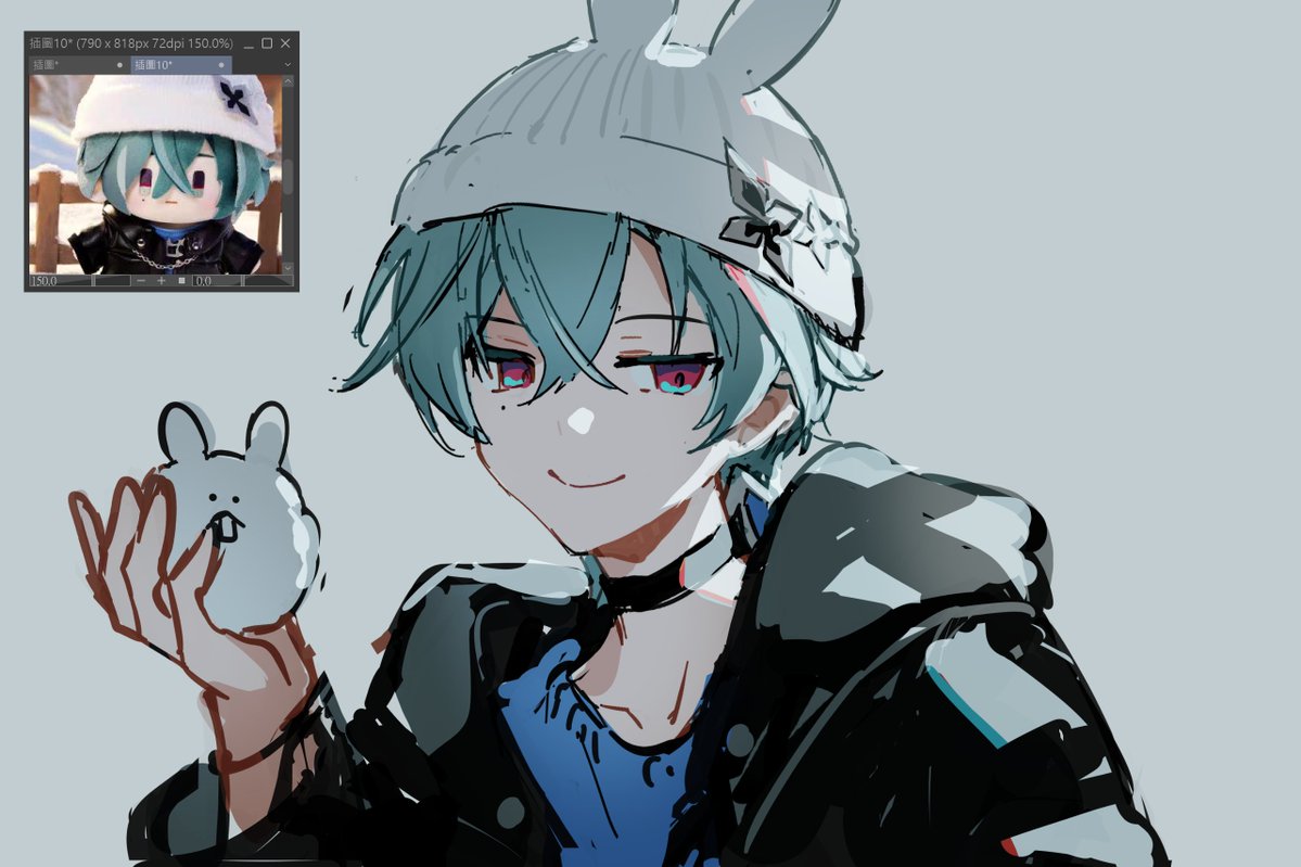 _Liu_Qi's tweet photo. wip🐰🐰🐰 https://t.co/QeFQeCmHno