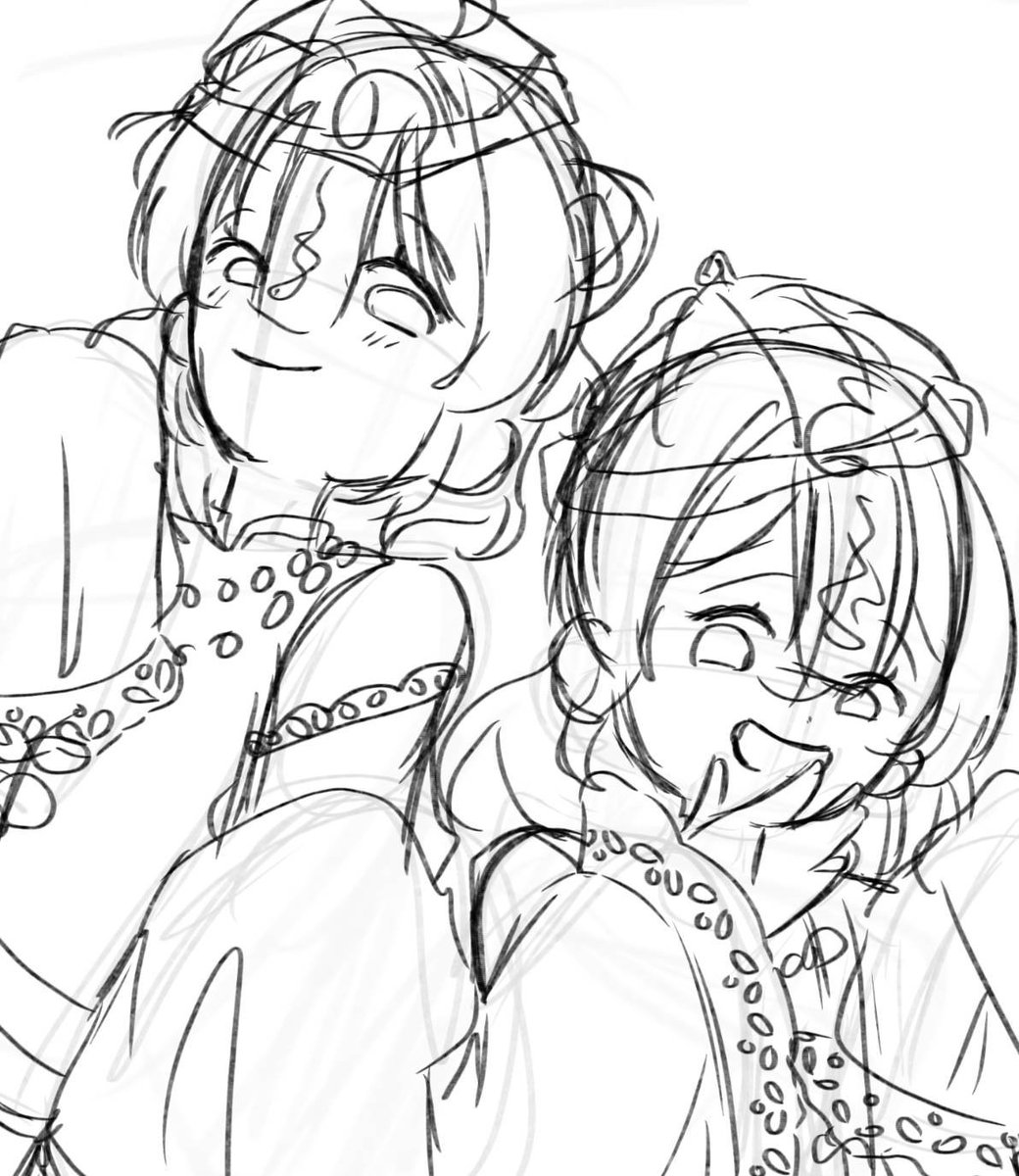 MIAdayo123's tweet photo. のあさんとるなさんのキョンシー姿書き途中(変��ゃないよね…？💦😥)
#ぴちあーと　#からぴちイラスト
#のあ　ｻﾝ　#るな　ｻﾝ https://t.co/zKaN3QRlHT