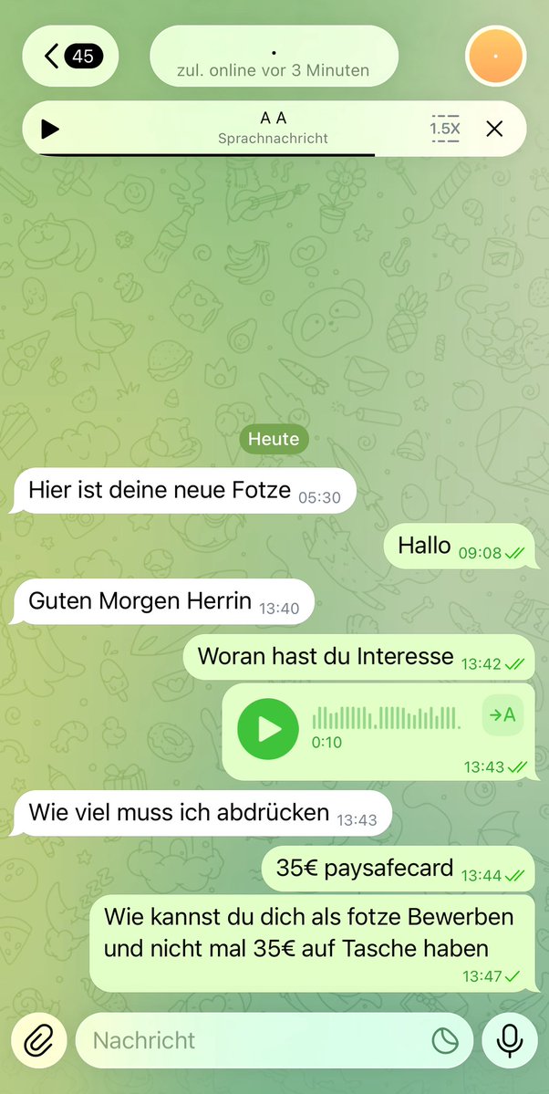 QueenKathyy05's tweet photo. Ich finde es ehrlich gesagt komplett dämlich, wenn Männer sich als Sklaven bewerben und dann nicht mal 35 € aufbringen können. 😂

Wenn du nicht mal diesen Betrag für mich übrig hast, dann erspar mir bitte deine Bewerbung. Ich suche keine Männer, die nur Fantasien haben, sondern Männer, die auch tatsächlich dahinterstehen.

Also bitte erspart mir solche Nachrichten. Einfach nur armselig.

#ballbusting #Sklave #füße #Herrin #Herrinnen #funny #zahlsau #abdrücken #bdsm #cbt #tritte #treten #findom #findompiggy #femdom #mistress #goddess #femaledomination #paypig #tribut #geldsklave #zahlsklave #gehorsam #moneyslave #kink #weißesocken #socken #dreckigesocken #Fußsklave #Fusssklave
#Geldherrin #Gutscheinsklave #brav #Sklave #Füße #Befehle #Erniedrigung #demütigung