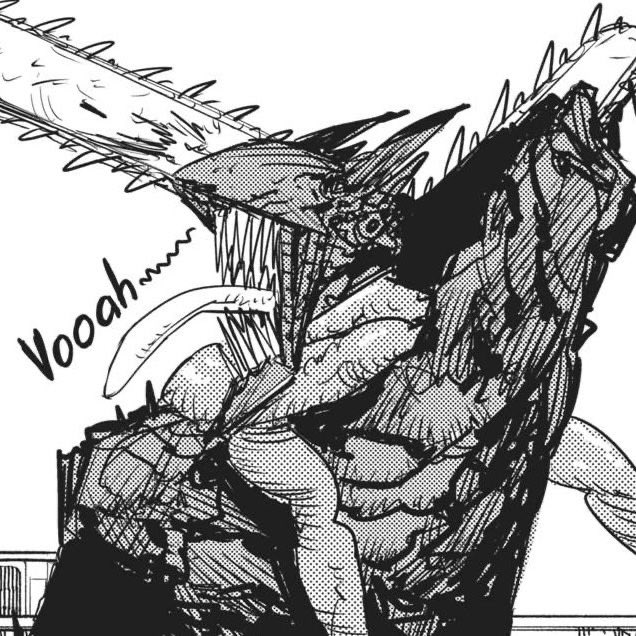 MissingConcept's tweet photo. * Pochita slowly stands up then scratches his back *

Vooah…

* as soon as he’s done. He stretches his arms then his Chainsaws begin to roar *

Veady https://t.co/5hRsKLwsYe