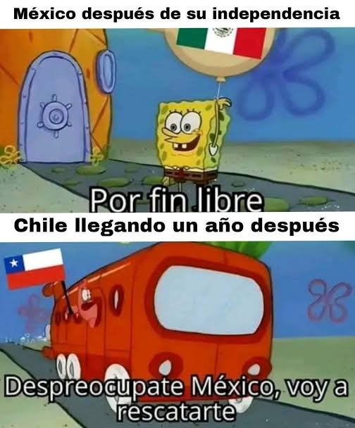Mexicopto's tweet photo. Weonas y aweonados
Quisieron ayudarnos en la independencia cuando les enviamos un comunicado de ayuda y aunque llegaron tarde(problemas) y por confusion los metimos a la cárcel, ahí estuvieron. Gracias por 31 minutos, por querer tanto nuestra música, la cultura y el desmadre 🇨🇱🇲🇽 https://t.co/7rtumxdgfM