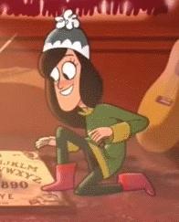 TheJustIF's tweet photo. @CartoonsOTMoon This design of Wendy can be seen in the pilot intro. https://t.co/NoNHpbMCHe