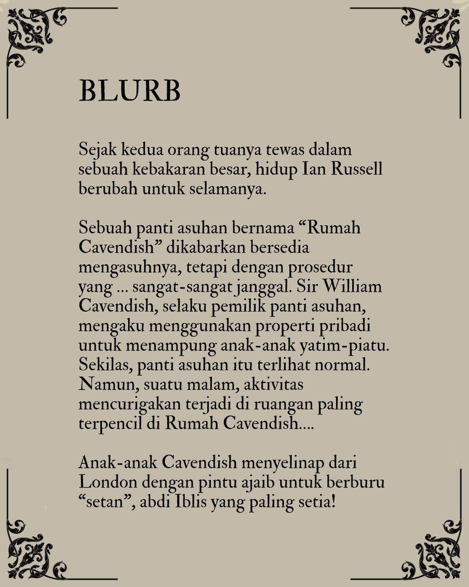 hatredrilvelt's tweet photo. THE FALLEN LIGHT OPEN PREORDER

"Apa artinya 'mati' bagimu, Russell?"

Manusia meninggalkan dunia. Ketika mereka mati, mereka tidak akan terikat lagi di dunia ini dengan cara apa pun. Lantas, apa yang disebut hantu?

Fiksi, novel, fantasi | viii, 316 hal.

[ Info PO di reply! ] https://t.co/11NwESMF2e