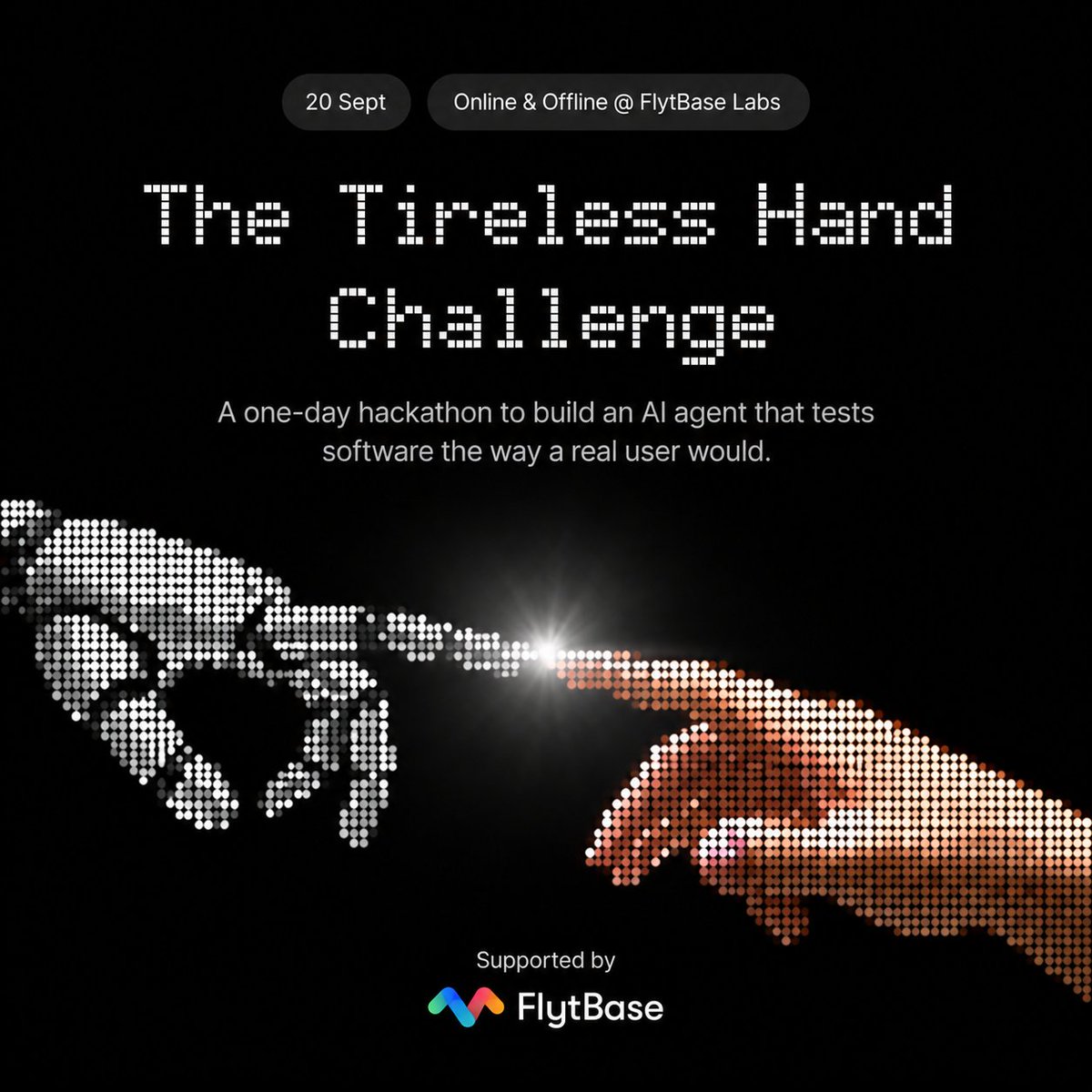 aihackersco's tweet photo. AI can make the features.

But can it test what it just built?

At the next AHC Hackathon: The Tireless Hand, we’re building autonomous UI testing agents that can:

- test real browser flows
- self-heal when the UI changes
- tell bugs from feature updates
- stay efficient enough to run at scale

20 Sept | Pune + Online

Registrations open. Link in thread.