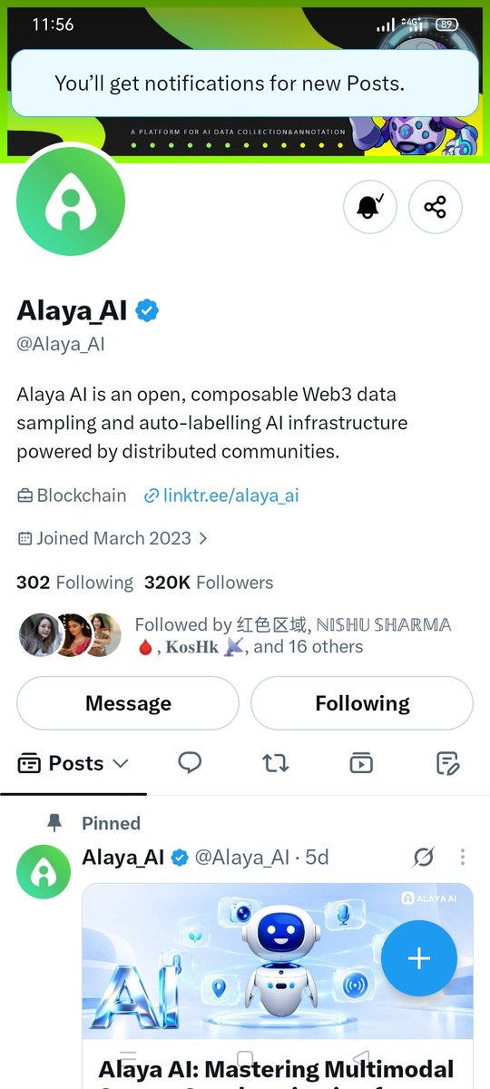 SYbi1_'s tweet photo. @Alaya_AI Hope I One of the lucky winner 🤍

Thanks @Alaya_AI 🙏 https://t.co/eiEve2TCih