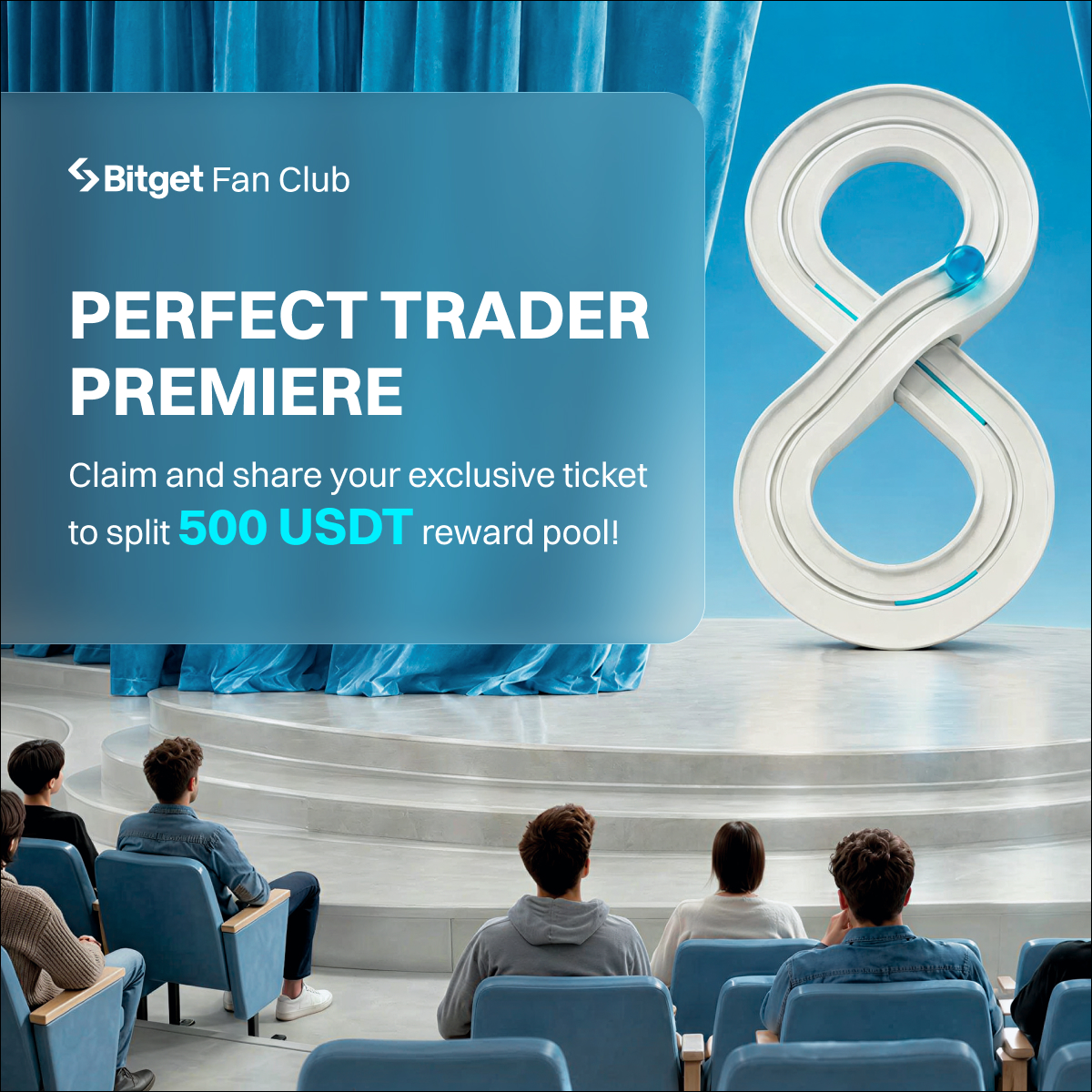 BitgetFans_'s tweet photo. Our 8th anniverary "Perfect Traders Premiere" is live.

Explore our Bitget traders' stories by watching the video and claim your exclusive ticket to share $500 prize pool.

👇Join Now:
https://t.co/hImoYrYeZI

#BitgetTurns8 #PerfectTraderPremiere