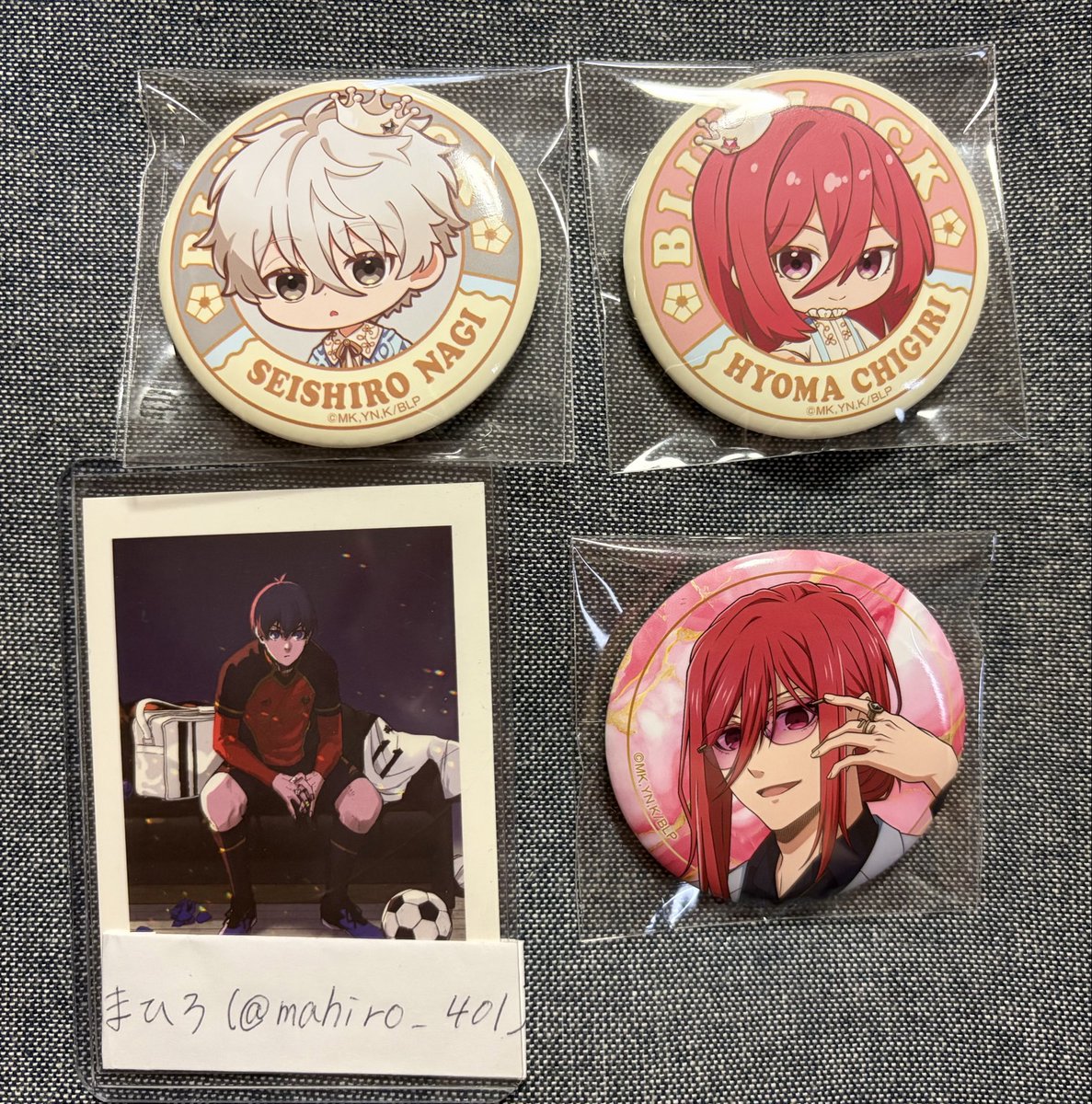 mahiro_401's tweet photo. ブルーロック ローソン 缶バッジ 交換
【譲】等身▶︎千切
        SD▶︎凪 千切

【求】等身▶︎冴
        SD▶︎潔 凛

郵送でのお取引
纏めての方優先させていただきます。 https://t.co/nL50Oe0Rs8