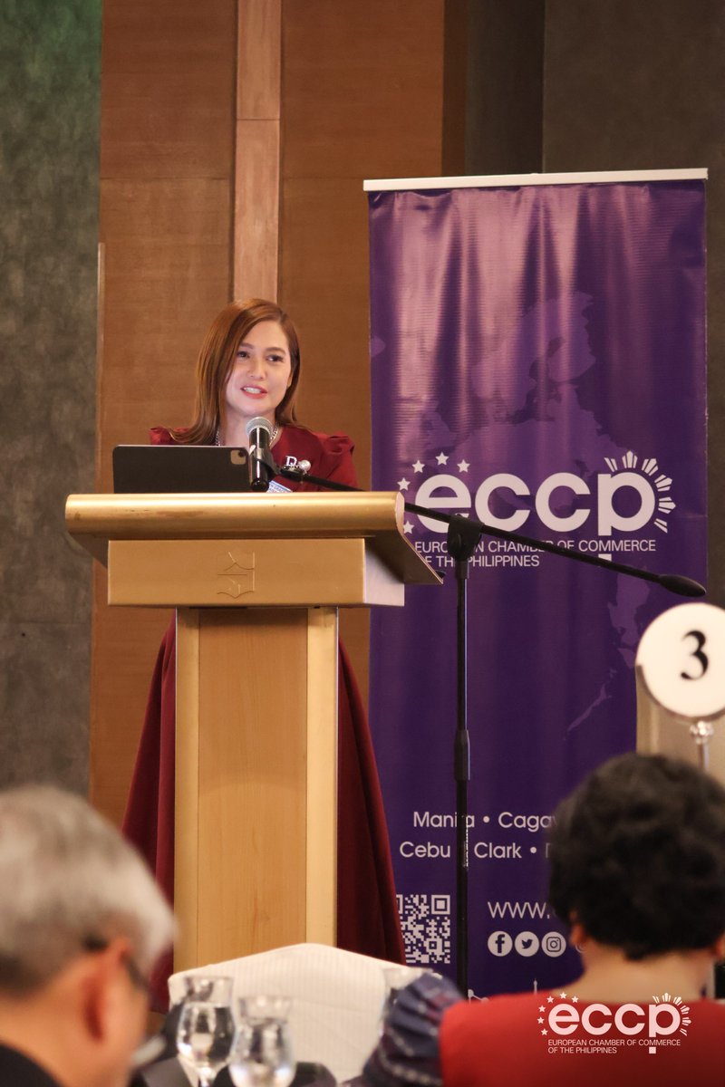 eccponline's tweet photo. 𝗛𝗔𝗣𝗣𝗘𝗡𝗜𝗡𝗚 𝗡𝗢𝗪: The ECCP convenes experts, government partners, industry leaders, and development organisations for its 2026 Nutrition Forum. 🥗📚

The event opened with welcome remarks from ECCP’s Food & Beverage Chairperson Helen Grace Baisa, setting the stage for discussions on the role of science, policy, and collaboration in advancing nutrition outcomes in the Philippines.

The first session is now underway, featuring Acad. Imelda Angeles-Agdeppa, National Academician, NAST and PRC Board Member for Nutrition and Dietetics, who is discussing the link between nutrition and cognitive performance.

As the forum continues, participants will explore how evidence-based nutrition shapes food policy, standards, and innovation, as well as building partnerships across government, industry, and communities. The programme will also feature a closing keynote from Hon. Franklin Anthony M. Tabaquin IV, OIC Director General, Food and Drug Administration (FDA), on the role of science, standards, and stakeholders in advancing collaborative nutrition systems.

📸 Stay tuned for more updates! Official photos will be uploaded after the event at https://t.co/cR5kPs1BbY.

#2026NutritionForum
#ChamberOfChoice