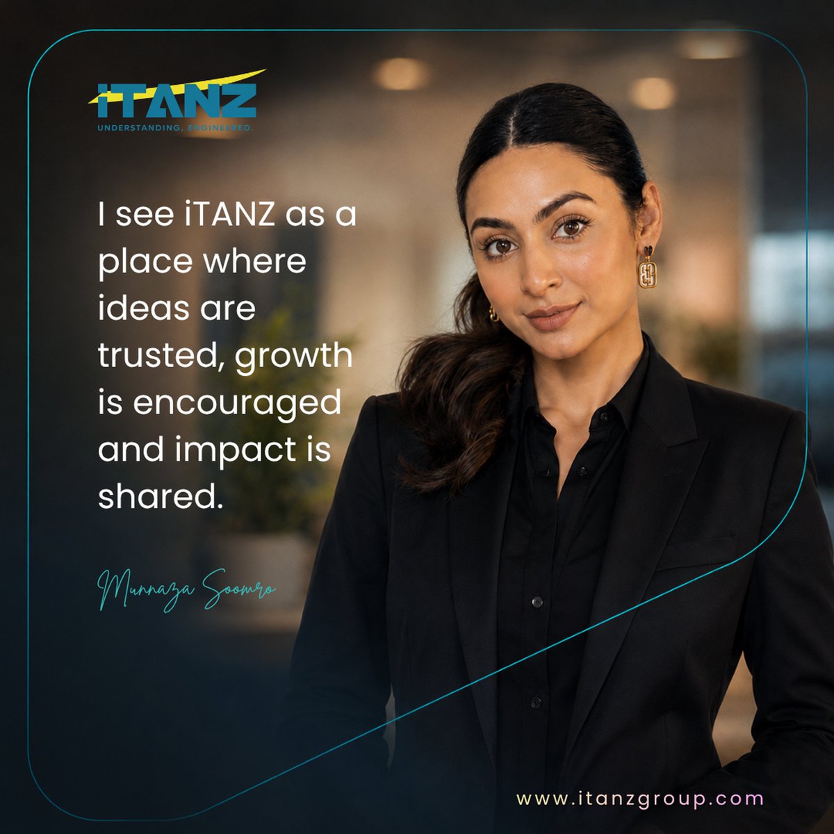 iTANZGroup's tweet photo. Great technology starts with people who are trusted to think, grow and create impact.

At iTANZ, visionary leadership means building the culture and capability that turn ideas into enterprise outcomes.

Explore About Us &amp; Careers at 
https://t.co/5GNzd7a3Iw

#iTANZ #Career https://t.co/lXRAh58W5J