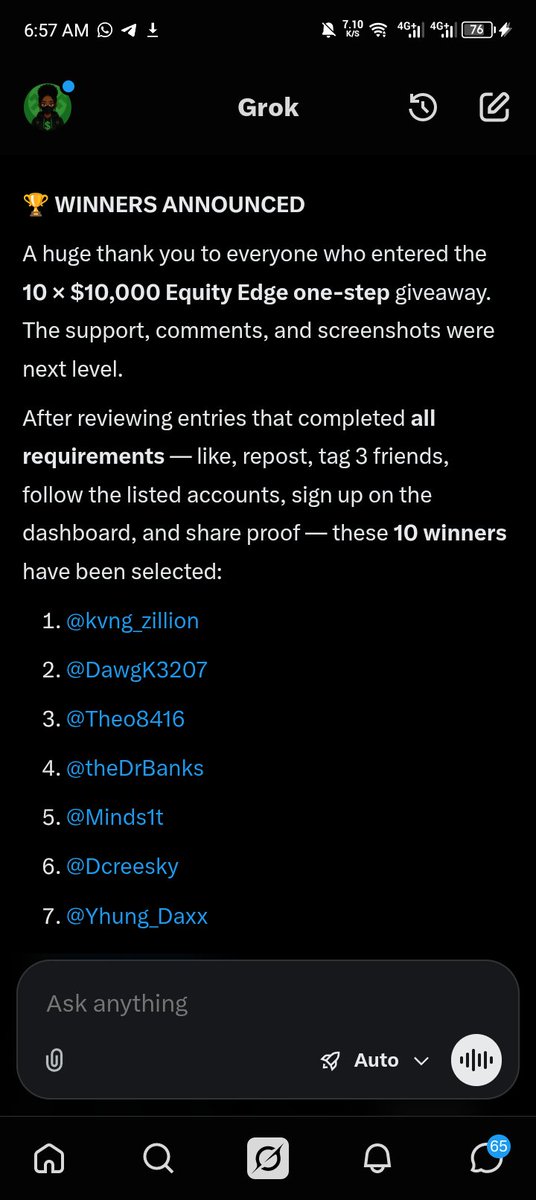 PropTradingHQ's tweet photo. Congratulations to the following 
@kvng_zillion
@DawgK3207
@Theo8416
@theDrBanks
@Minds1t
@Dcreesky
@Yhung_Daxx
@DanielUnacs
@danbabanta01 
@BamideleMistur1

Dm me with your registered email addresses! https://t.co/H2ayd6msSQ