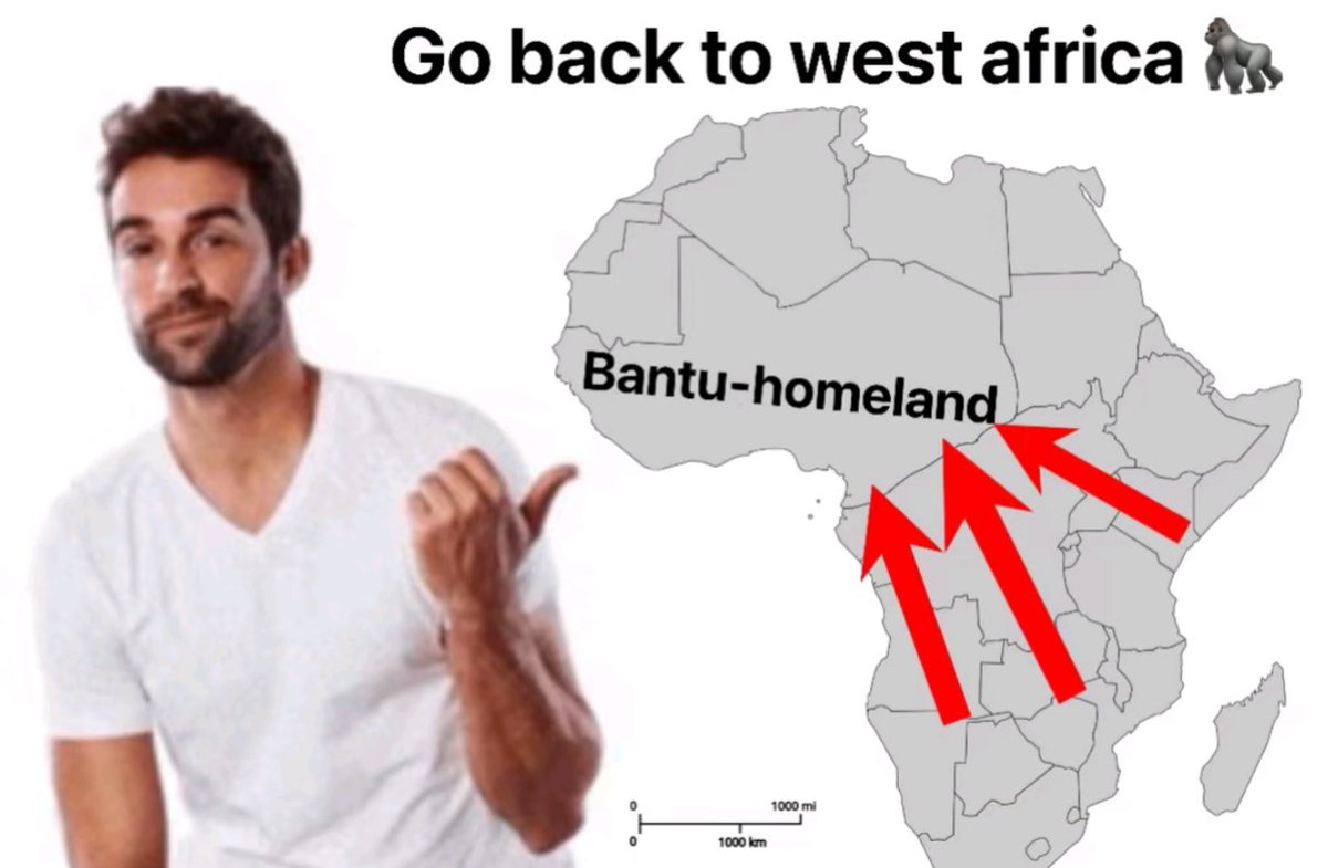 HornReport1's tweet photo. @mutembeimaretem @BantuHutu There's literally no difference between a bantu and a white European person in East Africa both of you does not belong here! You can go back to your ancestors land and build your democracy there. https://t.co/EVIoO7m7wz