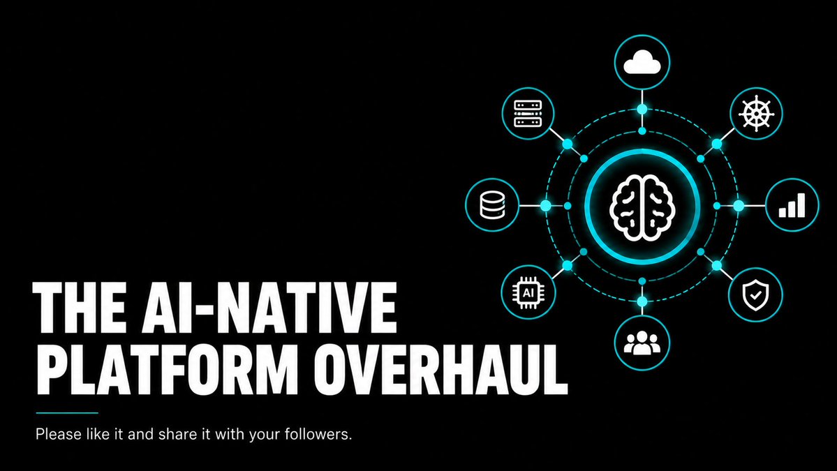 NaveenS16's tweet photo. For years, #platformengineering teams built #IDPs around a simple, well-understood set of primitives: package code into container, assign CPU /memory limits, attach persistent disk, and setup basic ingress routing. That was classic #GoldenPaths
🧵👇#Kubernetes #AIinfrastructure https://t.co/mD0OzDFmVH