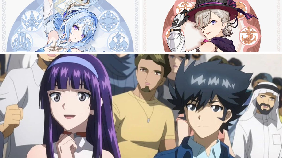 catbeam31247473's tweet photo. A couple of times where Odette and Lyney's JP VAs featured pairings from two different Mecha Anime:
Anime: Grendizer U and Gundam SEED Freedom
#Magicswan #Lyney #Odette https://t.co/vvfAkqrafF