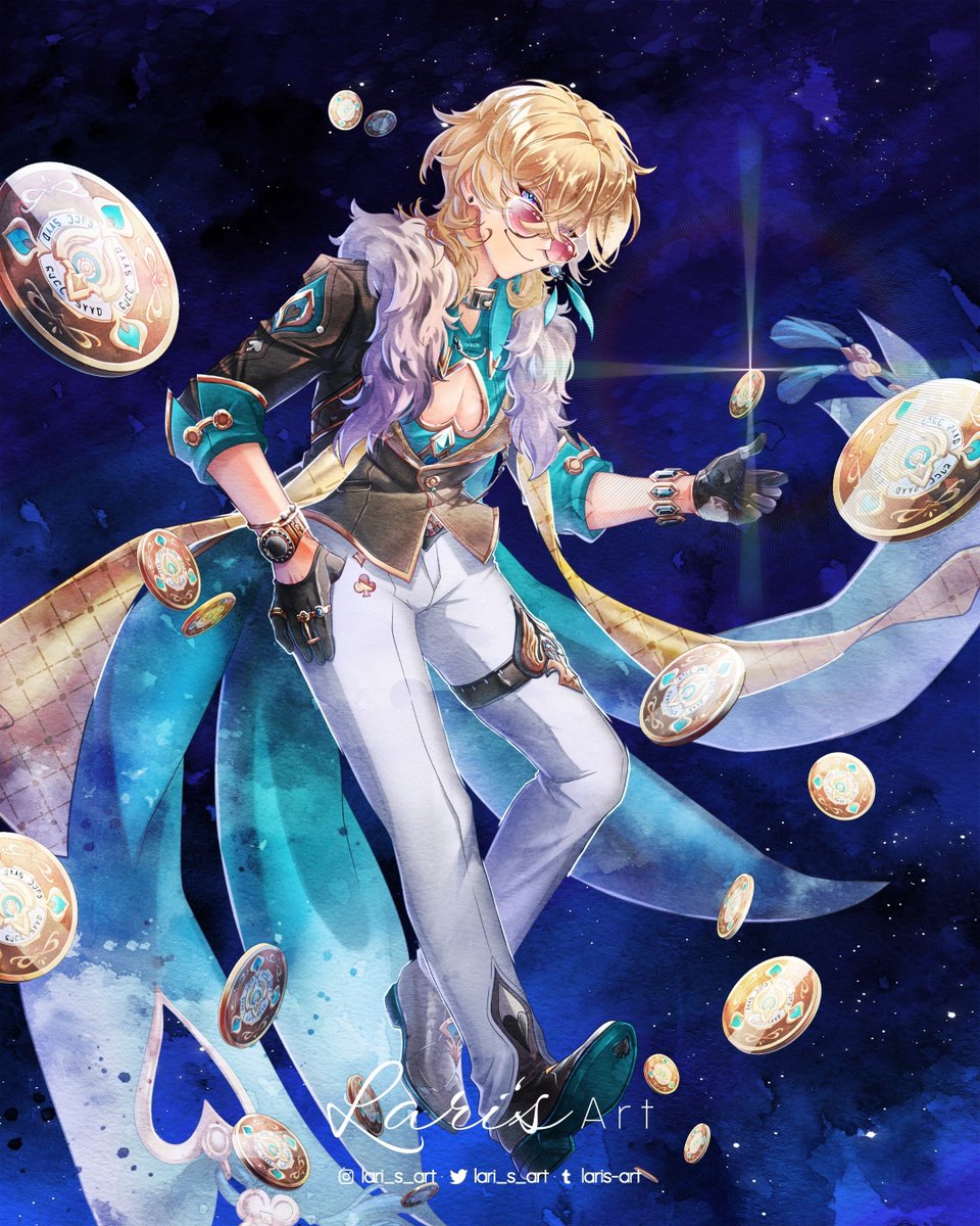 lari_s_art's tweet photo. I hope luck was in your favor during your most recent pulls ;D 

#honkaistarrail #hsrcreators #aventurine https://t.co/Kl4zlQcwnF