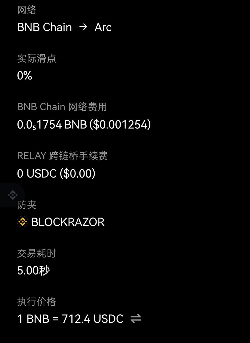 fishofLarva's tweet photo. @OKXWallet_CN 5秒速度完成跨链，太快了
#玩Arc用OKXWallet https://t.co/O4WzwlGgne