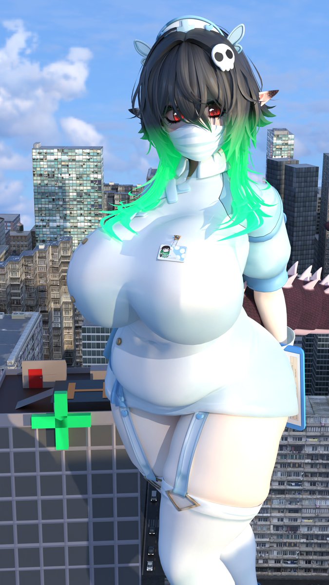 SanusSangria's tweet photo. Aww are you feeling down little one? Why not stop on in for a check up~ I'll make sure to give you something sweet if you're a good little one~

#giantess https://t.co/JtJjyqly5X