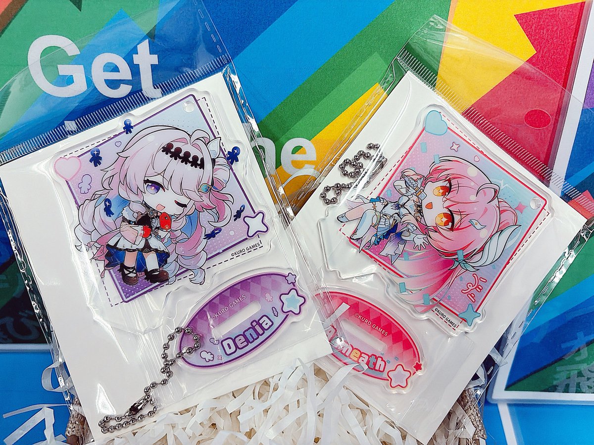 GiGO_kohokuIC's tweet photo. __あと3⃣日__‼

🌀 ＃鳴潮 × ＃GiGO 🌀

\\デフォルメアクリルキーホルダー～ＧｉＧＯ限定～//

ボールチェーンがついていて持ち運び可能！
スタンドもついているのでお出かけ先で一緒に写真を撮れちゃいます📷

ぜひゲットしてくださいね💕

皆様のご来店お待ちしております🙌

＃GiGO港北インター https://t.co/1cmgumOrai