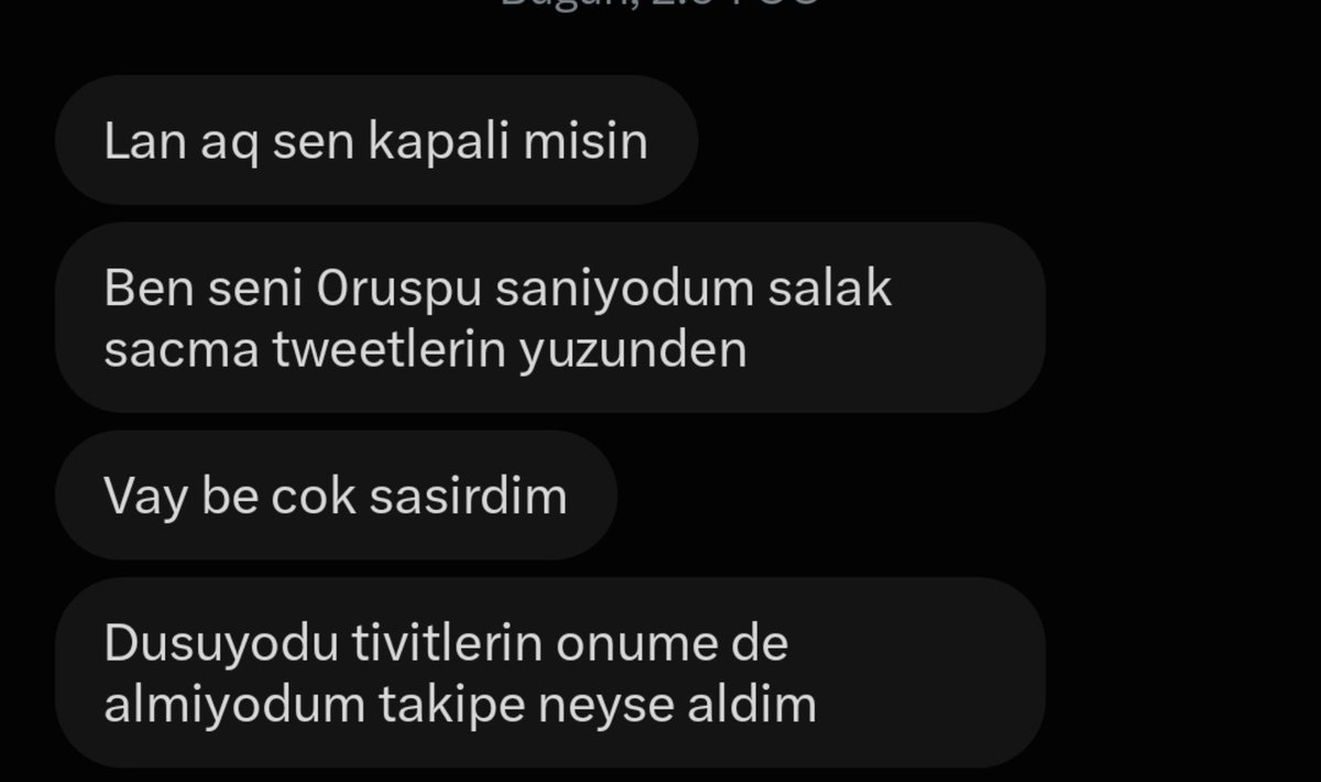 tvitteruser62's tweet photo. tutan tivitten sonra bize gelen en normal mesaj aq erkekler gercekten mal olabilir mi uucbe ucube seyler yazmislar https://t.co/J0n6Bqh5Mf