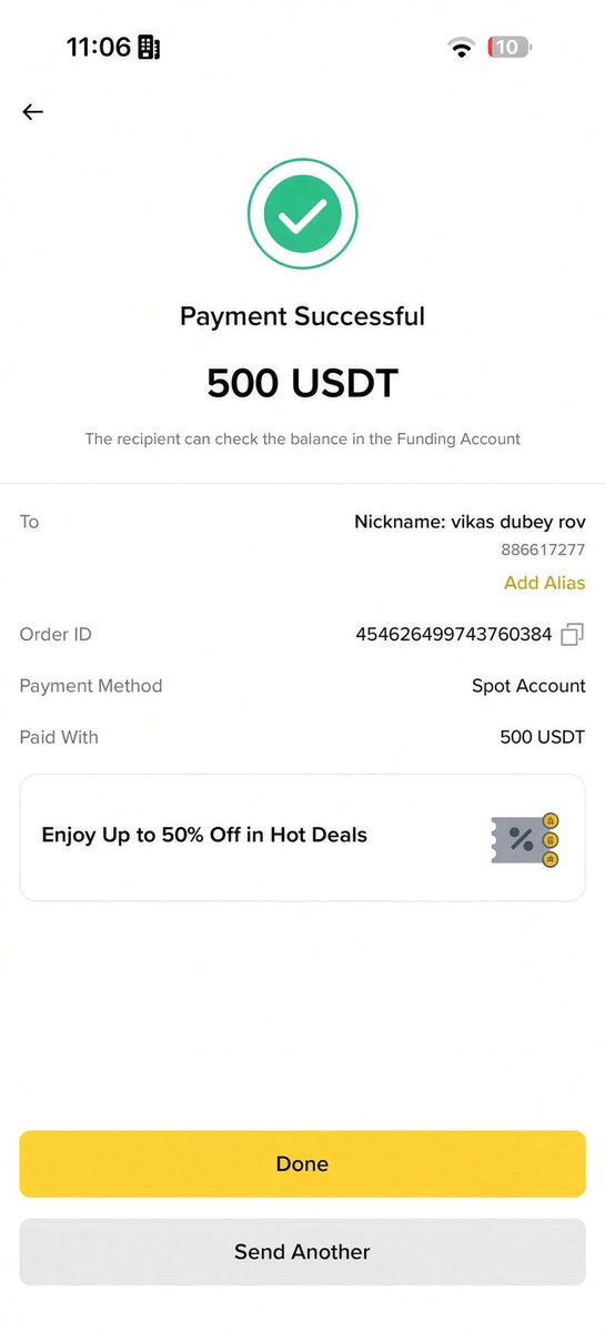 Crypto__Haris's tweet photo. Sent another $500 to UID 821817596, 886617277 and 886605940 🔥

I will send $500 to 5 more people today 🤑

Comment your Binance UID or wallet address below 👇 https://t.co/QmrWrsGu1W