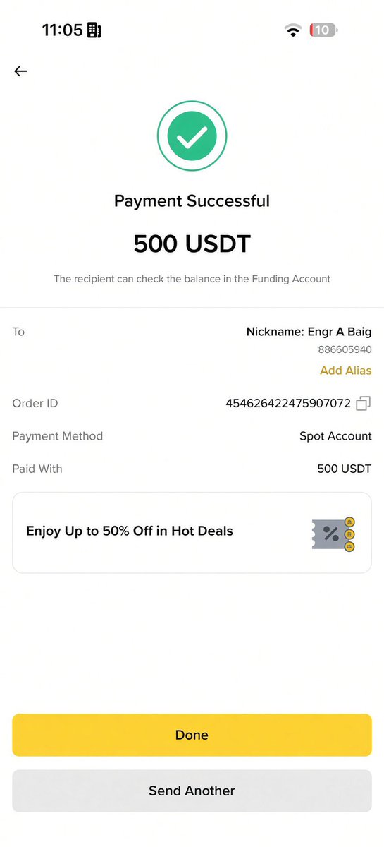 Crypto__Haris's tweet photo. Sent another $500 to UID 821817596, 886617277 and 886605940 🔥

I will send $500 to 5 more people today 🤑

Comment your Binance UID or wallet address below 👇 https://t.co/QmrWrsGu1W