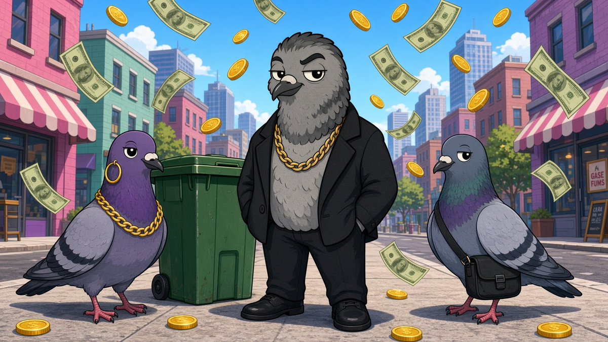 ProjectCHIC_'s tweet photo. The dumpster was never the problem.
The fit was.
CHIC launches September 30 on https://t.co/lhyz1jtc3R.
The pigeon who overdressed the streets and made trash look expensive is coming to Solana.
Kinda chic. Kinda rich. Completely unbothered.
See you on the 30th.
🐦💸 https://t.co/75VDsLkdTN