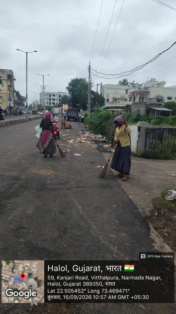 HALOLNAGARPALI2's tweet photo. cleaning in ULB area https://t.co/krYa8q4fNg