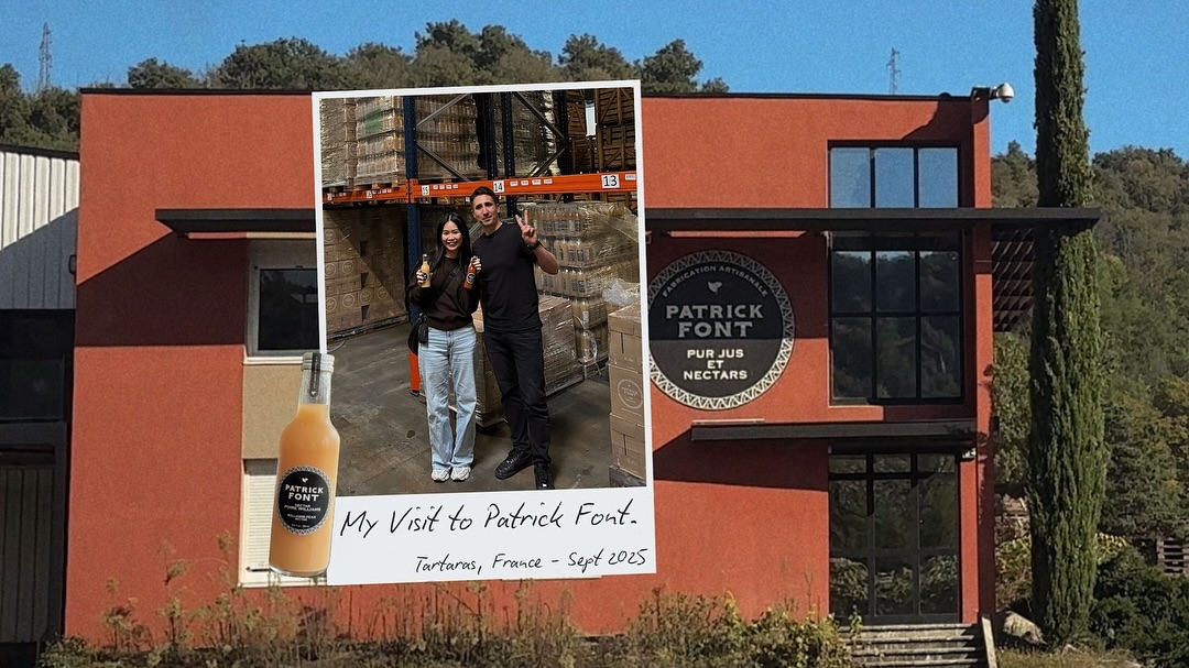 LuisMaxiin's tweet photo. I can’t be the only one who does this but… I actually travelled across countries for my favourite juice brand, @patrickfont_! Here’s how I ended up at Maison Patrick Font in Tartaras, France 🍐 (swipe >>>)
Special thanks to Romain Font and Max for https://t.co/qNLxZ1gvzC