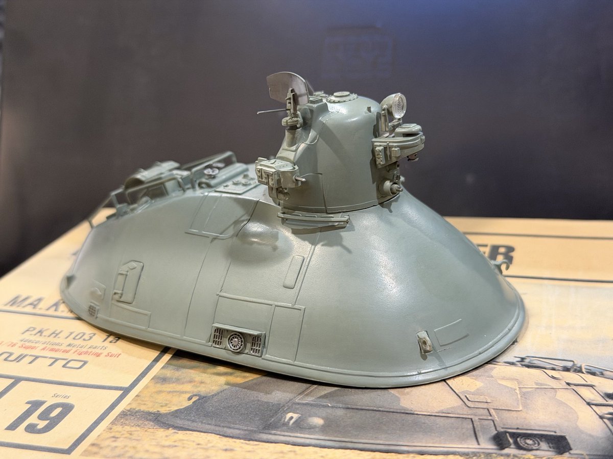 DaewooEnjoyer's tweet photo. 1/76 scale Nutcracker (Nutrocker) work in progress. Pretty happy with my base coat color, a few touch ups needed before moving onto camo patterns. https://t.co/DVs19k9kPF
