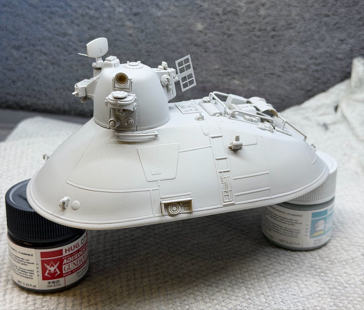 DaewooEnjoyer's tweet photo. 1/76 scale Nutcracker (Nutrocker) work in progress. Pretty happy with my base coat color, a few touch ups needed before moving onto camo patterns. https://t.co/DVs19k9kPF