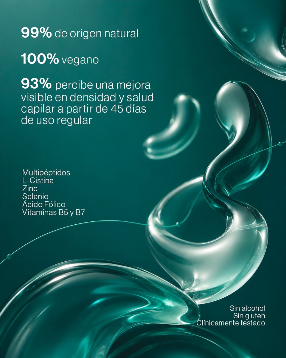 thaderpharma's tweet photo. ¿Qué hay detrás de una rutina capilar avanzada?
En #NeoxilPeptide la ciencia se traduce en una combinación de activos seleccionados para el cuidado del cabello desde la raíz.

Una fórmula #anticaída densificante, 99 % de origen natural, 100 % vegana y clínicamente testada. https://t.co/PP9mhAhFHP