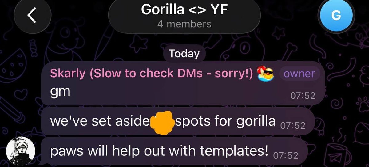 TheGorillaLabs's tweet photo. We're about to see some gorillas with Founding Deeds 

thank you @Skarly  and @YieldFields_RH https://t.co/GW6EZlWSJO