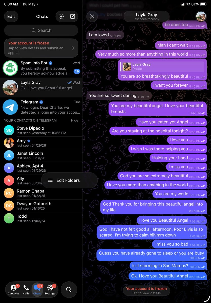 xyndicated's tweet photo. @CharlieCra57030 @america Charlie, shut your bitch ass up and go back to your chats. FYI Layla is probably a dude in Congo hoping to scam you 😅😂 https://t.co/VolXBmDRgs
