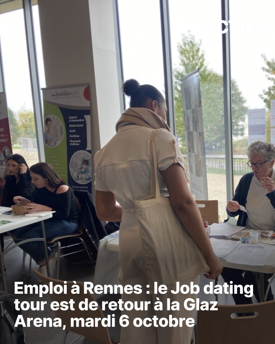 Rennes24's tweet photo. Vous cherchez un CDD, un CDI ou une mission en intérim ? Le Job dating est fait pour vous 😍
➡️ https://t.co/jXFEGvCZaE https://t.co/K0ULGdEGEq