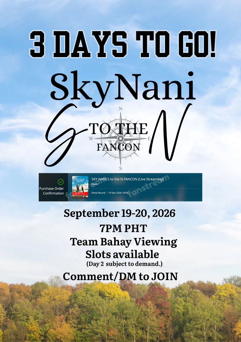 bjyxjz's tweet photo. TEAM BAHAY LIVE VIEWING!! I’m opening a few slots for our group!

● 100 pesos only!!
📅 September 19-20 | 7:00 PM PHT
📍 Private Link

DM ME to join the group! 📩

#SkyNani
#StotheNfancon
#SkyNaniFancon
#skynanistothenfancon https://t.co/KZHPDDGsTK